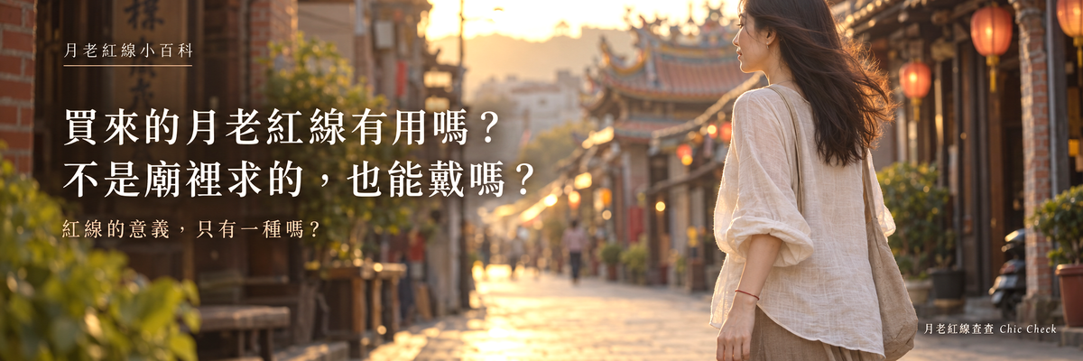 買來的月老紅線有用嗎？不是廟裡求的也能戴嗎？｜月老紅線查查