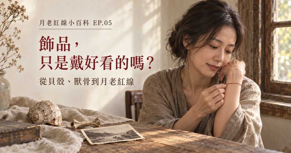 人類為什麼佩戴飾品？從貝殼、獸骨到月老紅線