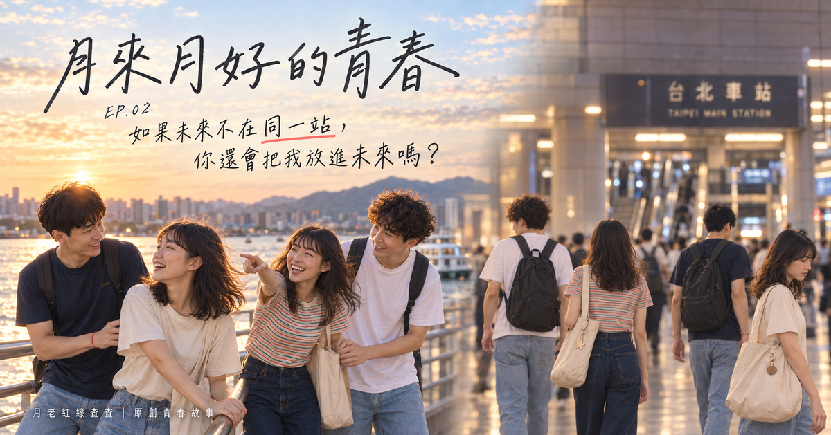 如果未來不在同一站，你還會把我放進未來嗎？｜月來月好的青春 EP.02