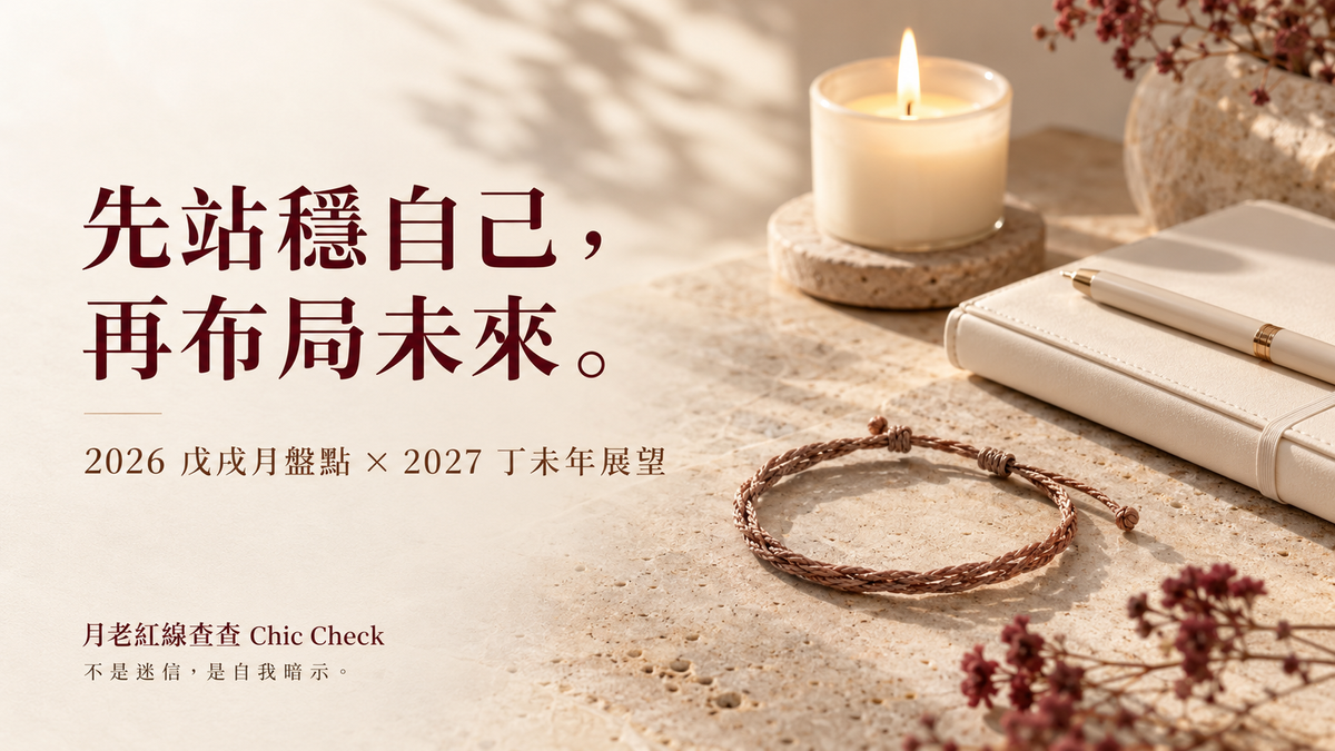 2026戊戌月運勢分析｜2027丁未年布局、財務與工作盤點｜月老紅線查查