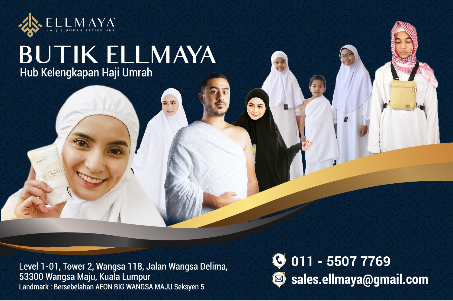 ELLMAYA - HUB KELENGKAPAN HAJI UMRAH  | Butik Ellmaya -Hub Kelengkapan Haji Umrah & Skincare Umrah @ Wangsa 118, Kuala Lumpur