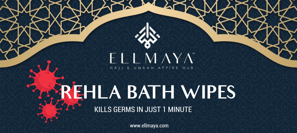 Rehla Bath Wipes – Solusi Suci & Segar untuk Jemaah Haji, Umrah & Gaya Hidup Aktif