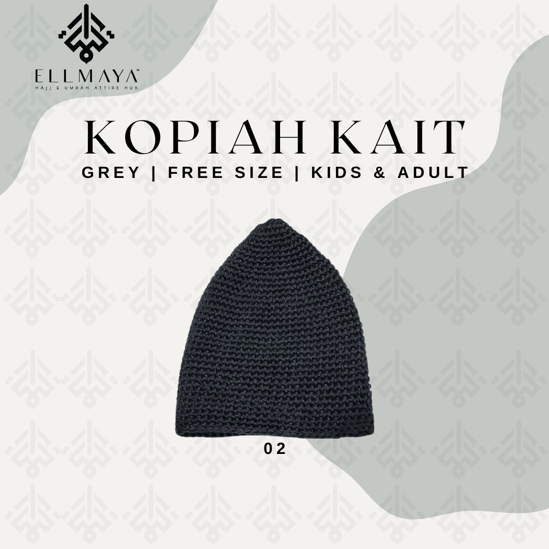 Kopiah Kait Grey 02