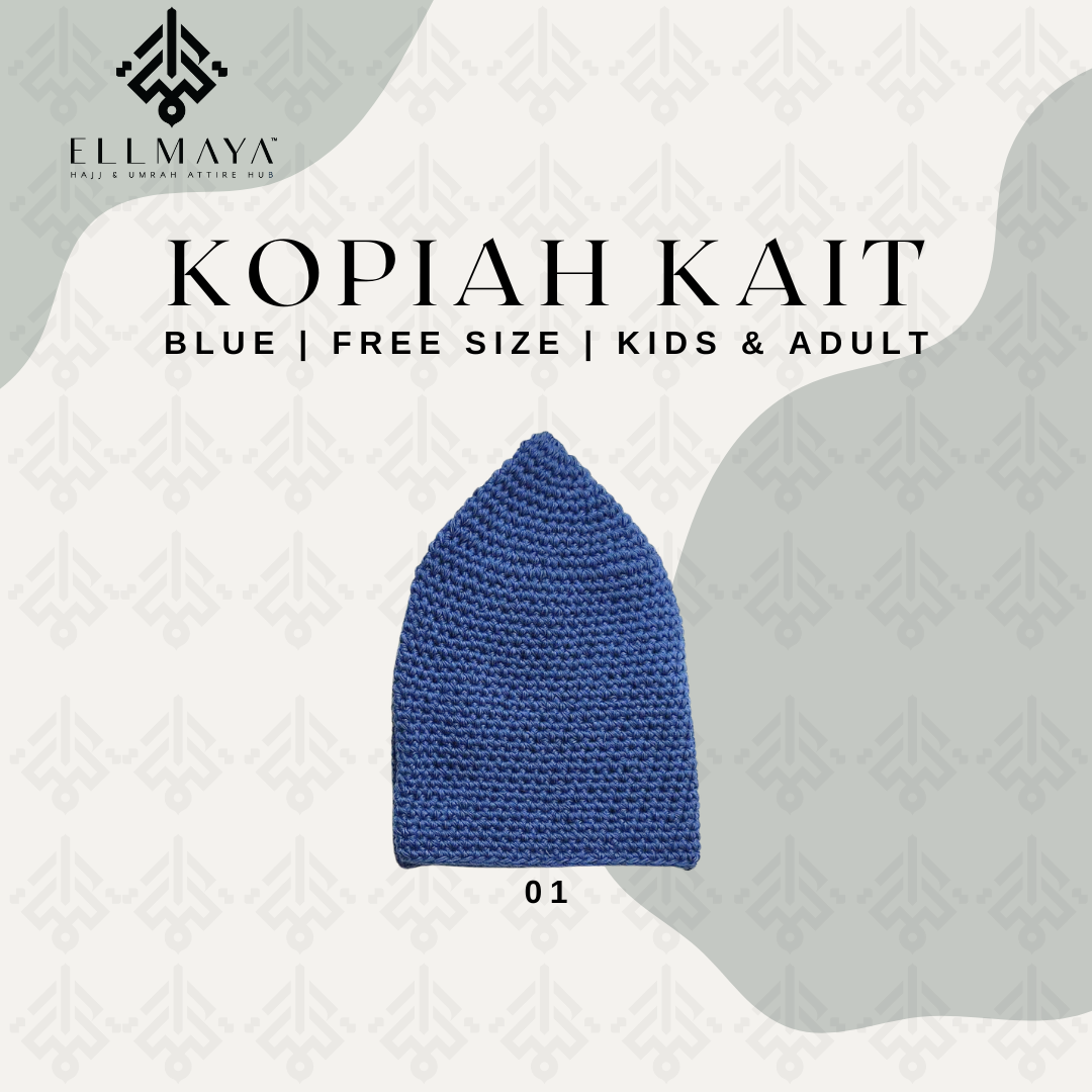 Kopiah Kait Blue 01