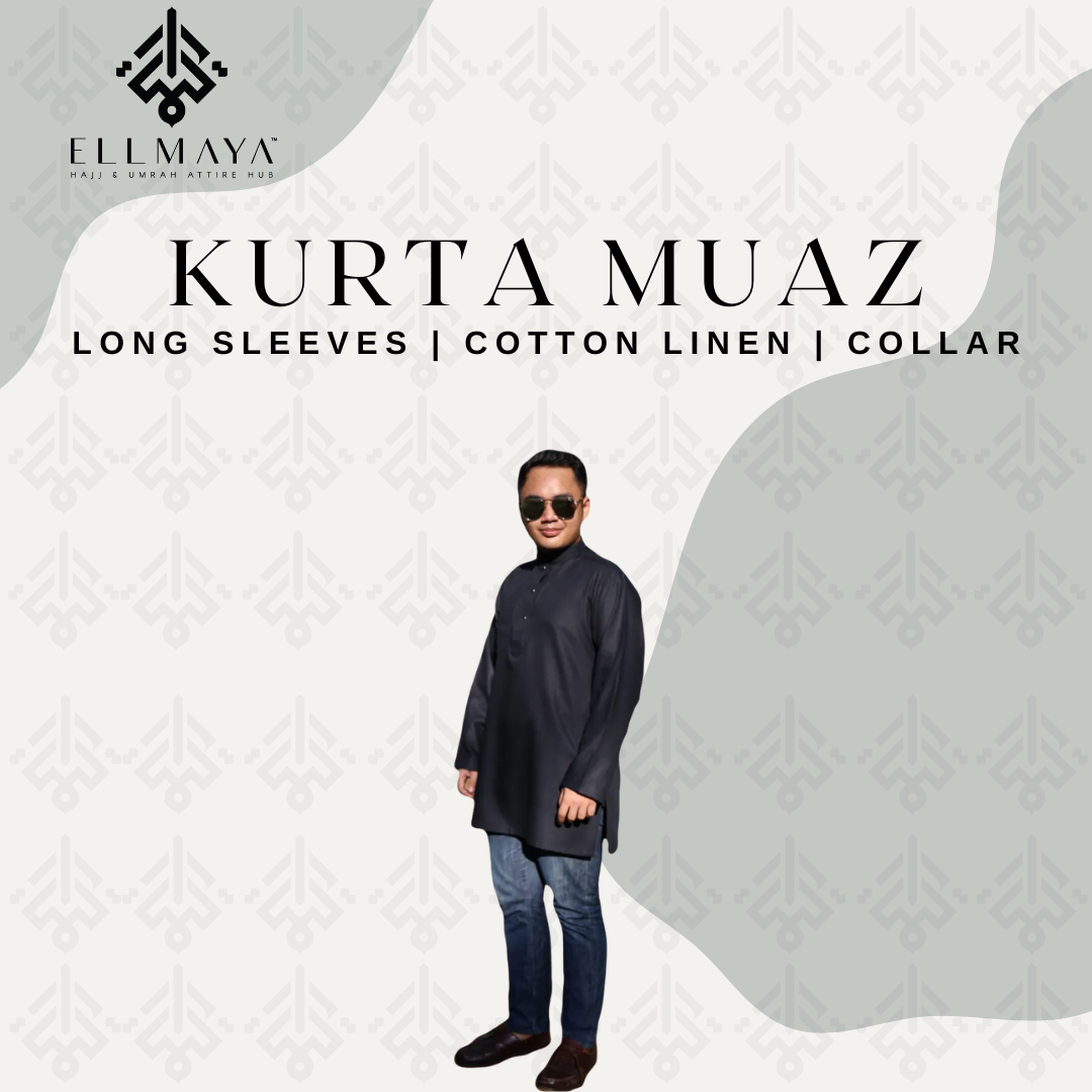 Kurta Muaz in Black