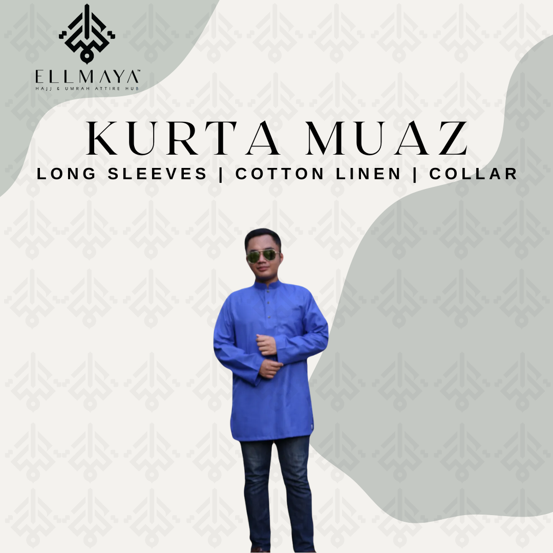 Kurta Muaz in Royal Blue