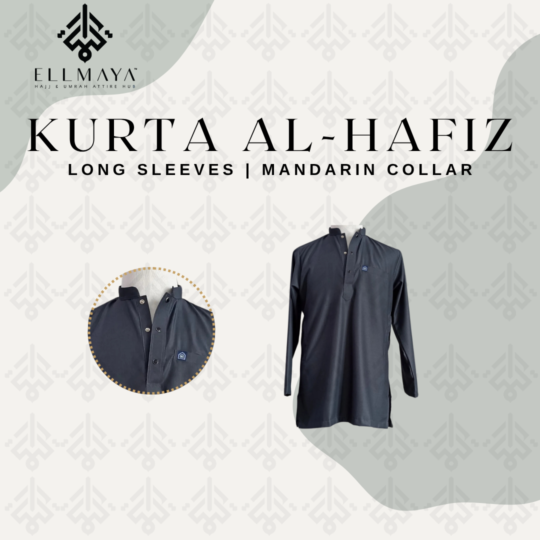 Kurta Al-Hafiz in Dark Grey