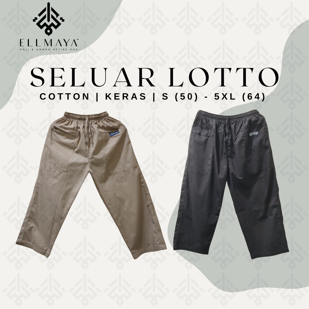 Seluar Lotton in Black