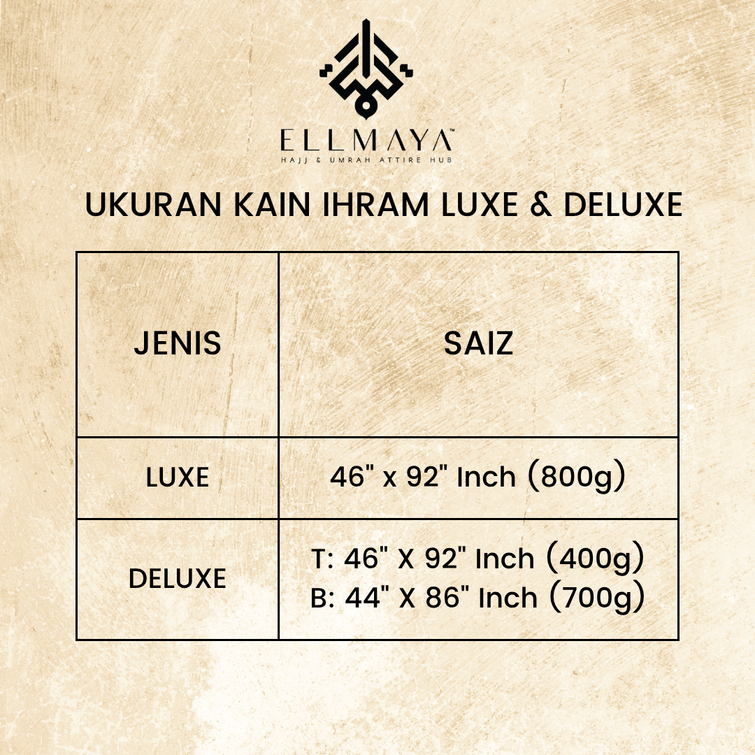 IHRAM LUXE DELUXE