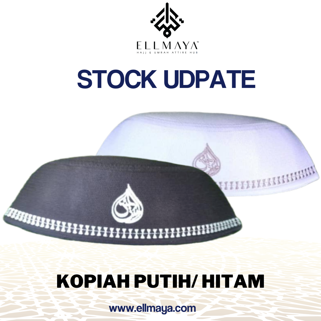 kopiah butik ellmaya hub kelengkapan haji umrah minyak aromaterapi young living kopiah