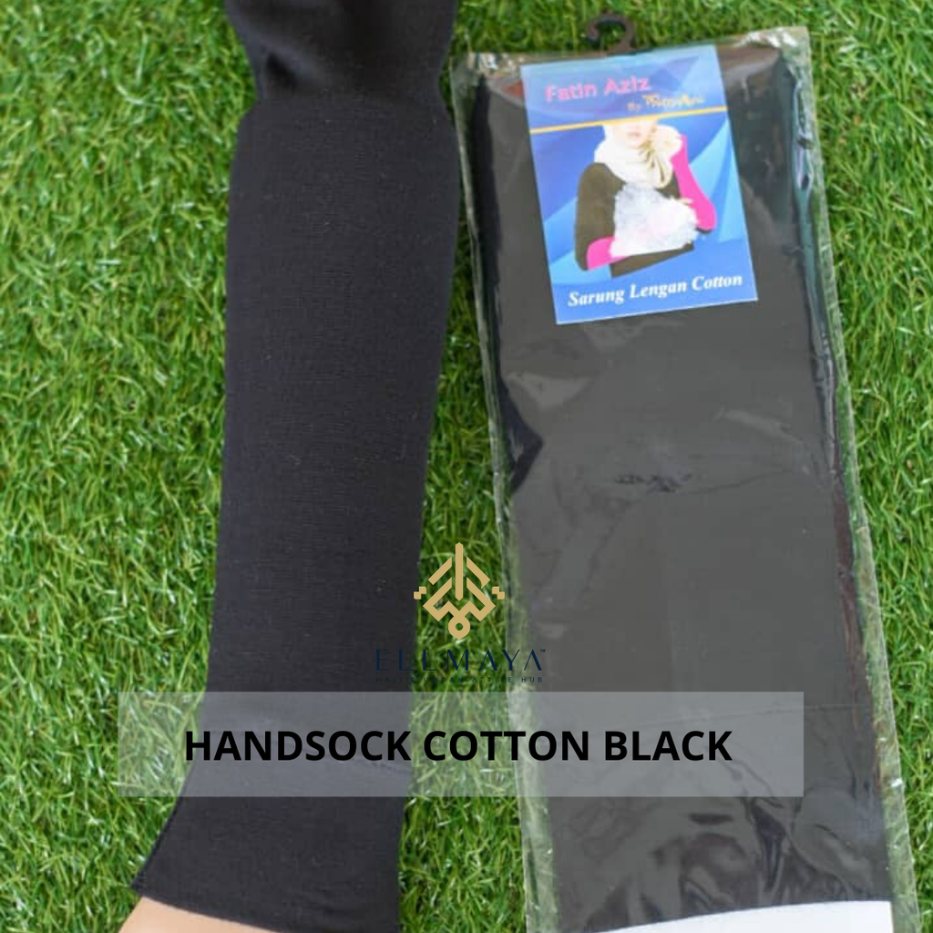 Handsock Cotton Black.png