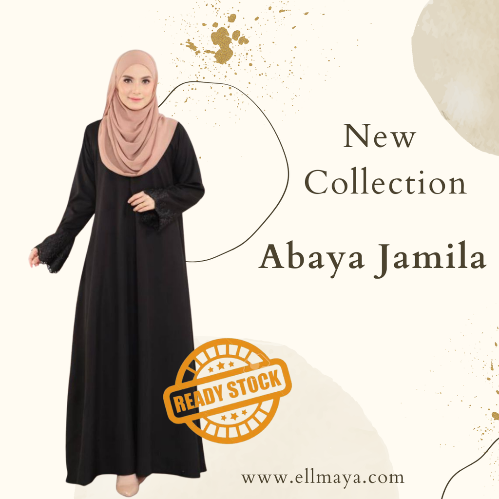 Ellmaya Abaya Umrah Jamila Black