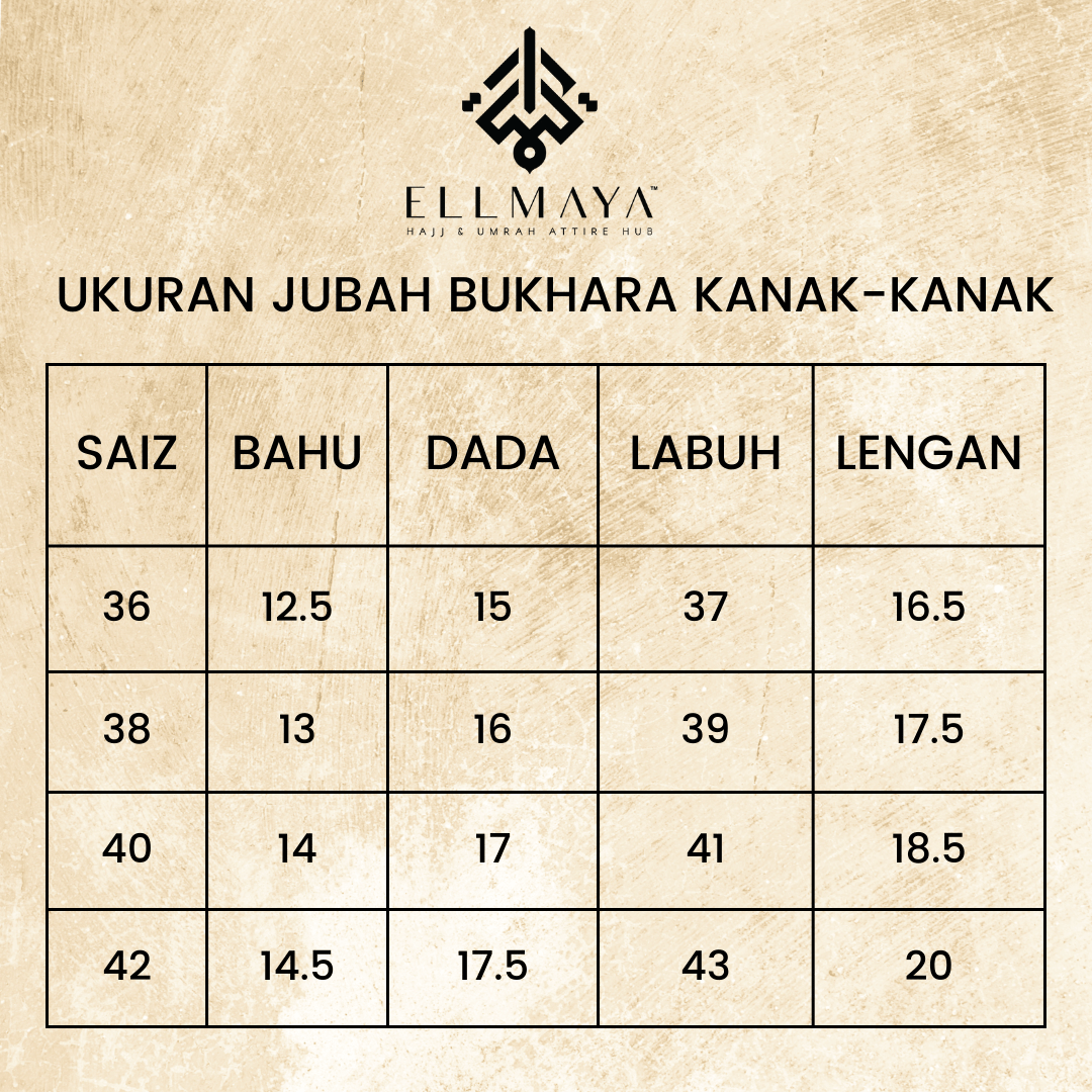 JUBAH BUKHARA KANAK
