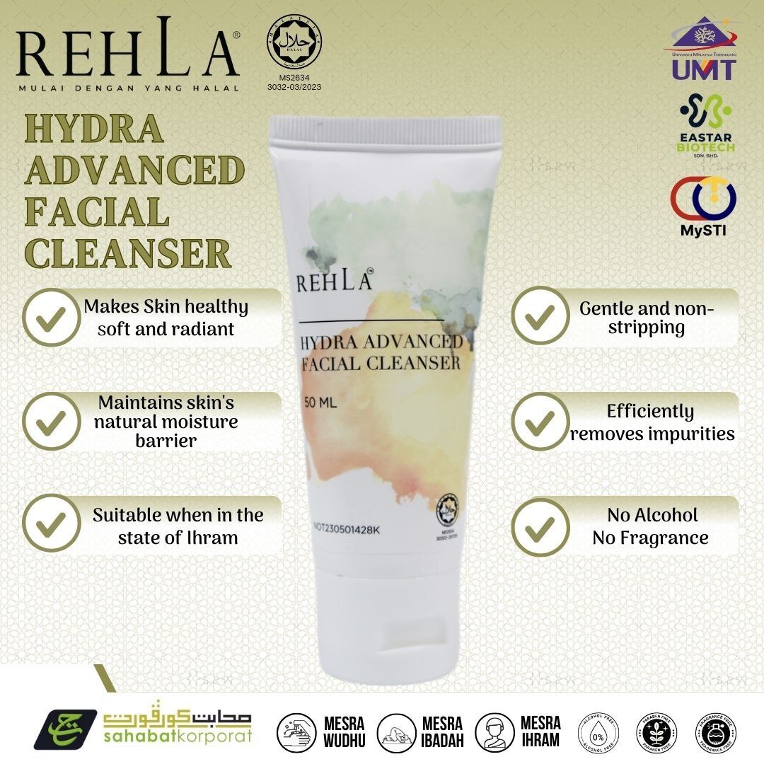 ellmaya rehla skincare mesra ihram cleanser 50ml