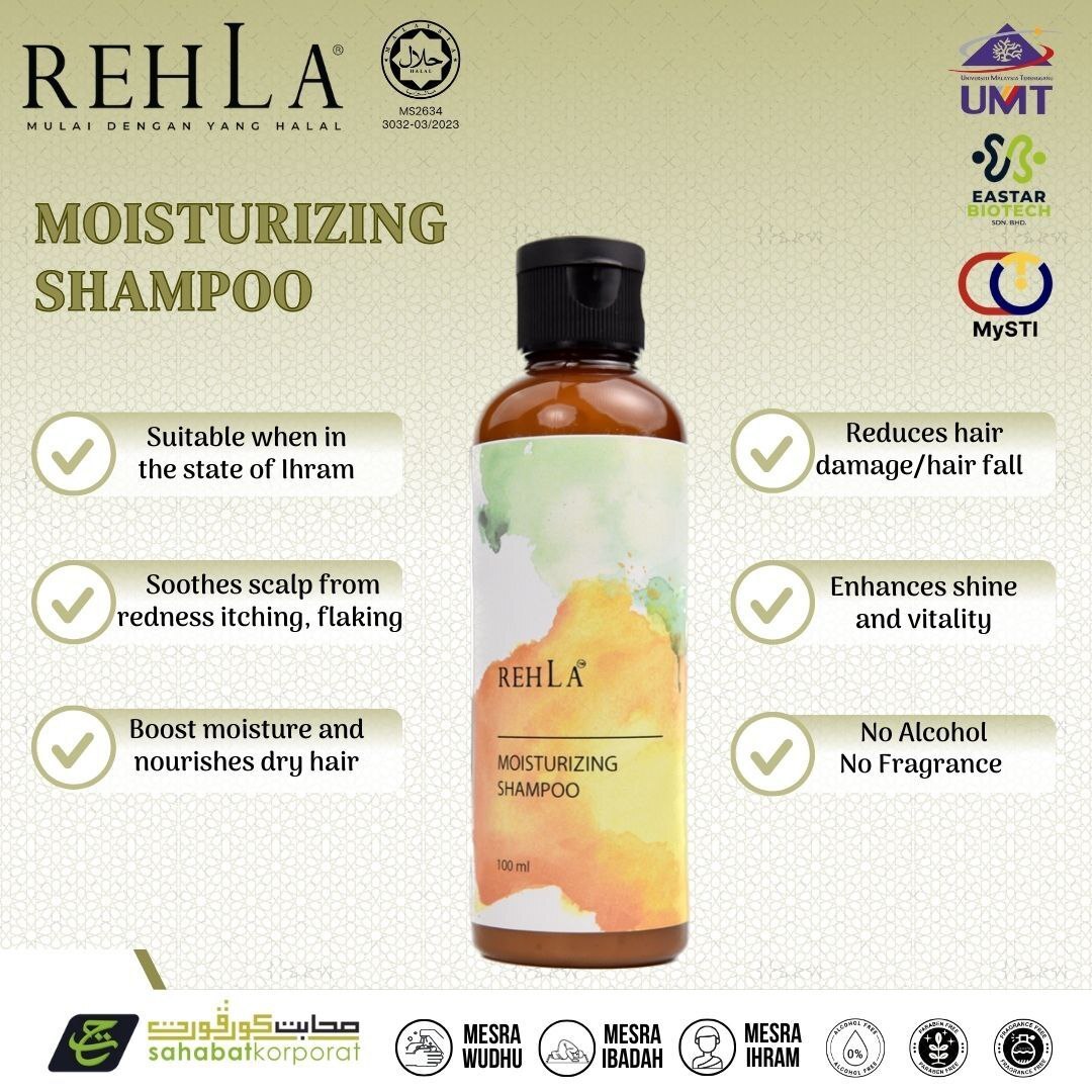 ellmaya rehla bodycare mesra ihram shampoo 100ml