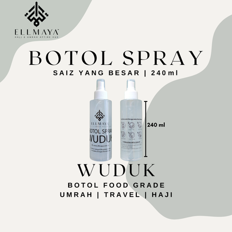 (1) BOTOL SPRAY 240ml