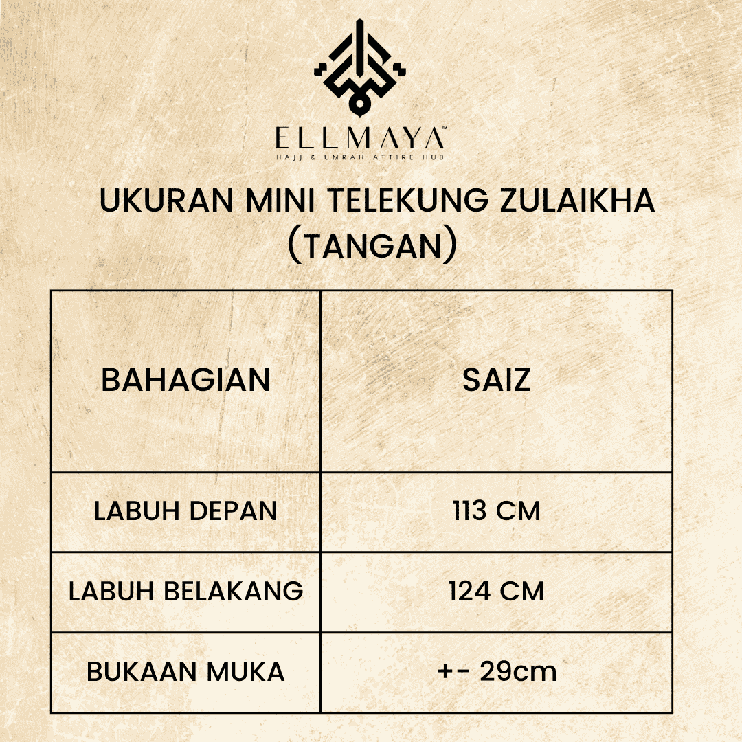 MINI TELEKUNG ZULAIKHA TANGAN