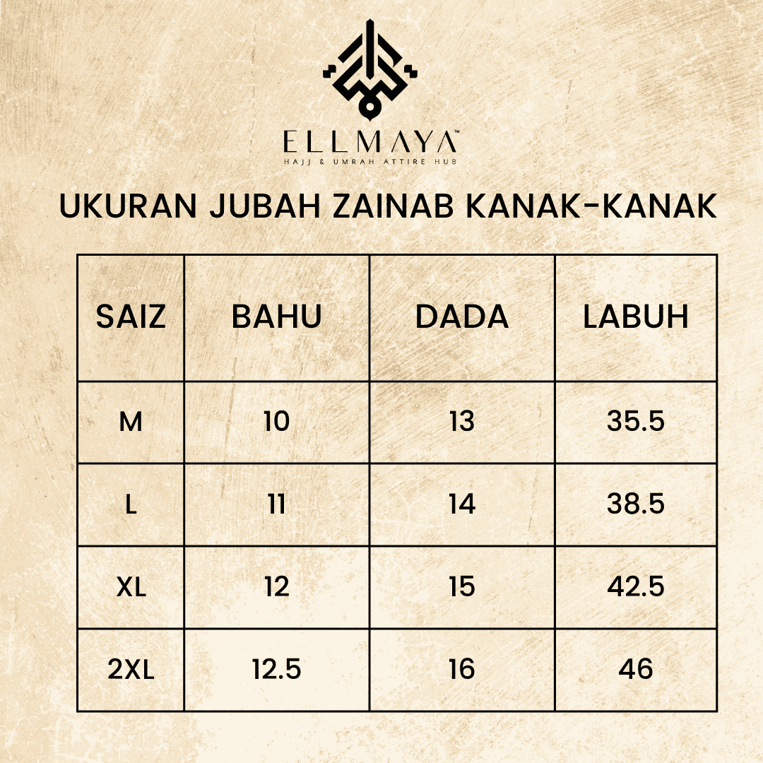 JUBAH ZAINAB KANAK