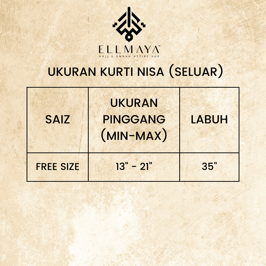 KURTI NISA (SELUAR)