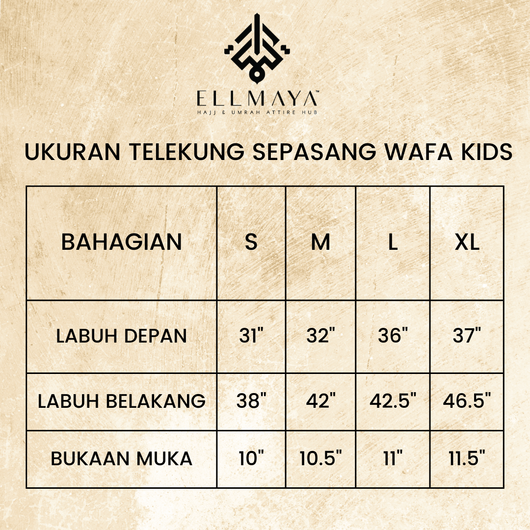 TELEKUNG SEPASANG WAFA KIDS