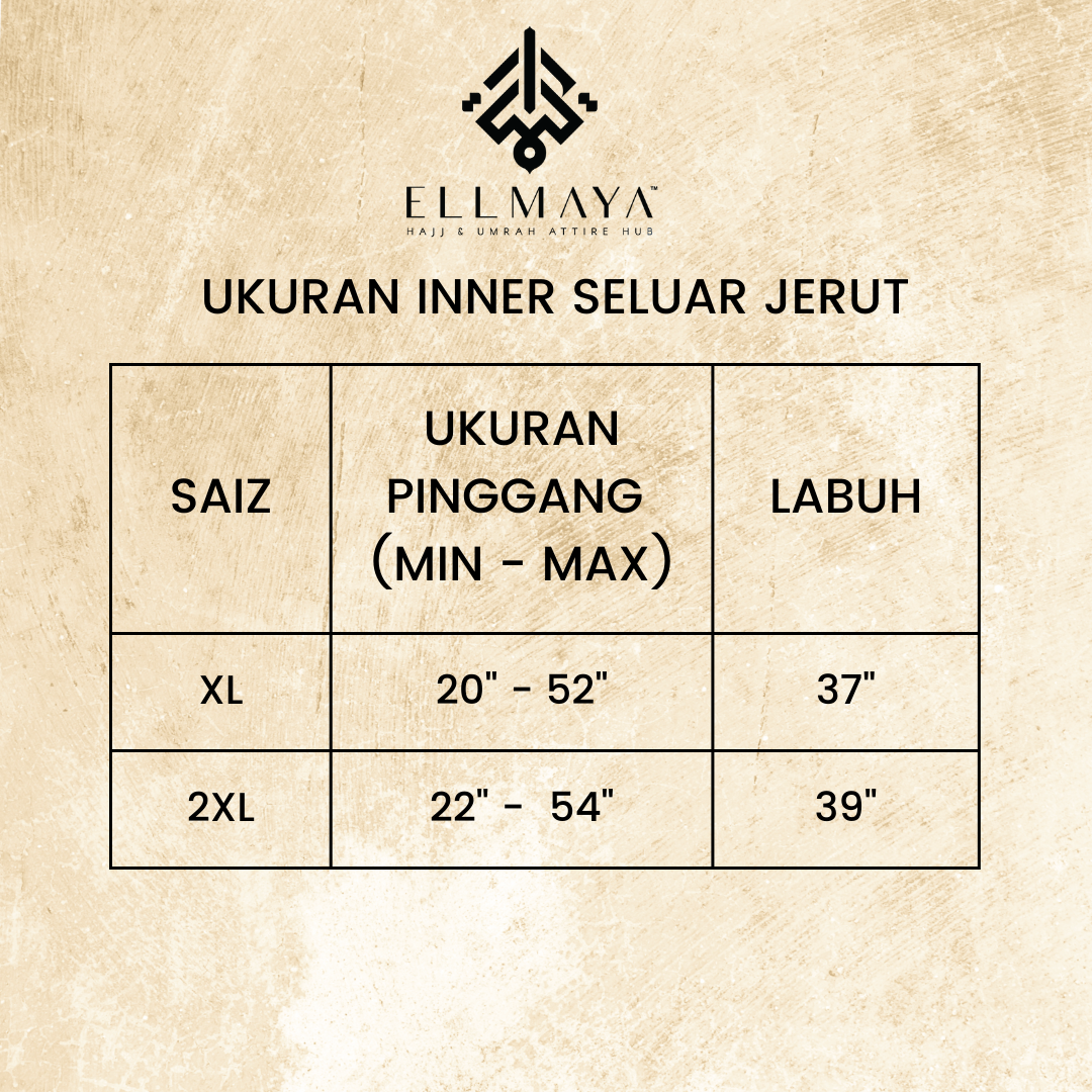 Inner Seluar Jerut