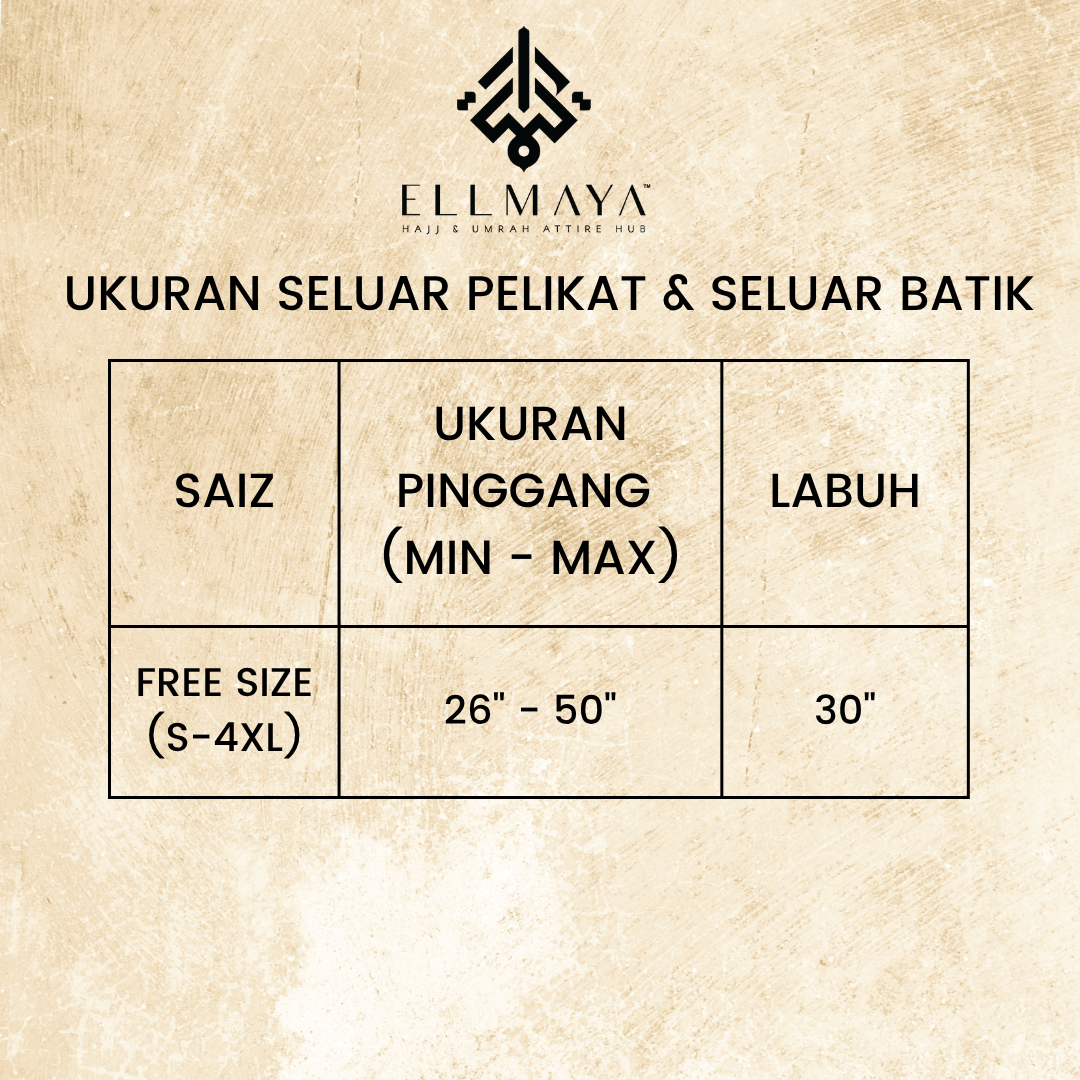 SELUAR PELIKAT & SELUAR BATIK