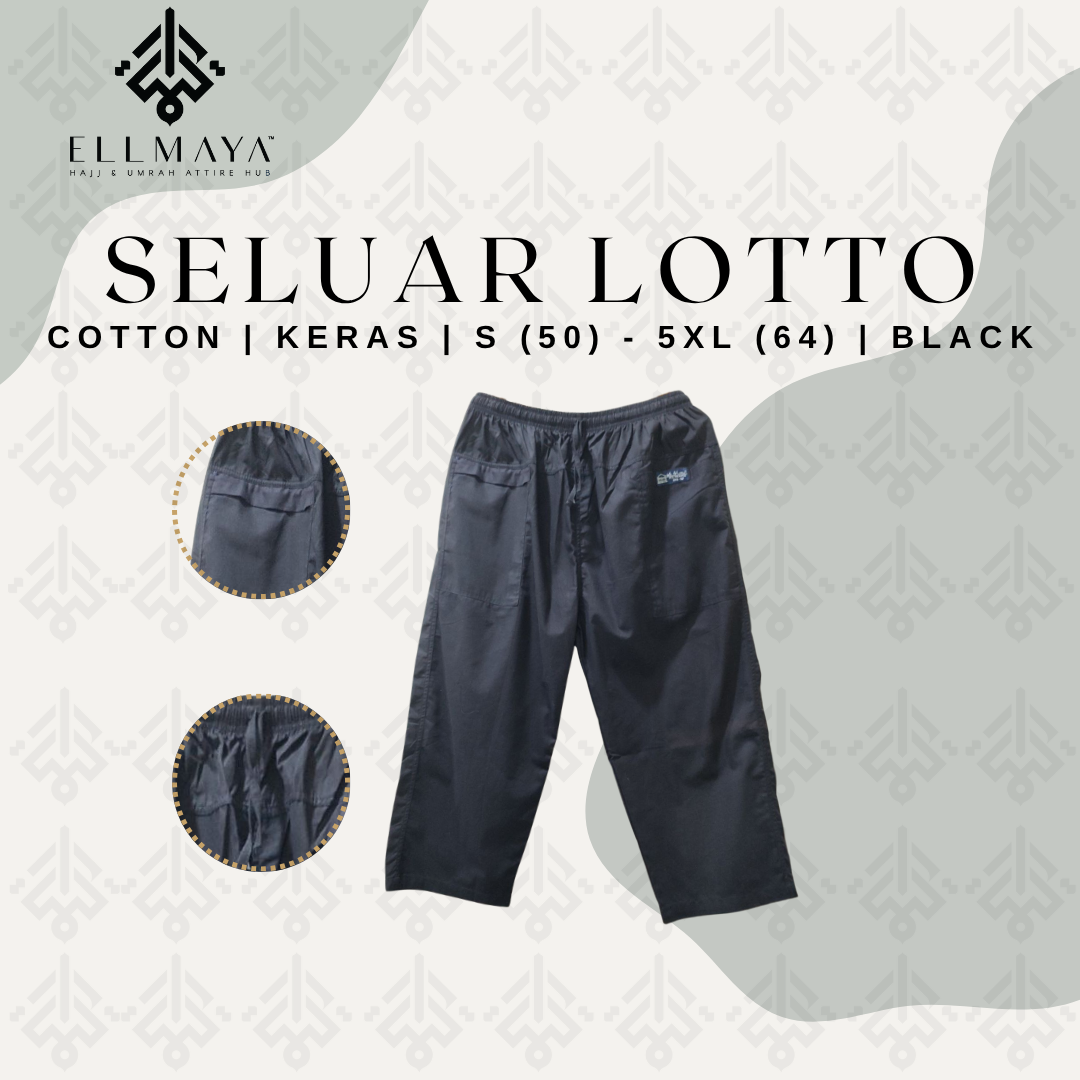 Seluar Lotto in Black