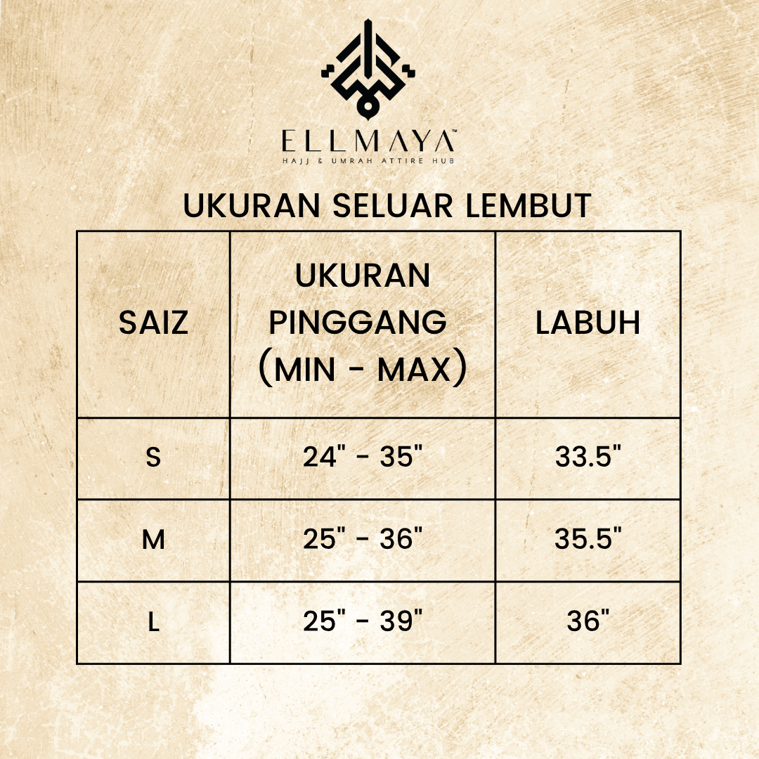 Seluar Cotton Lembut  Pt. 1