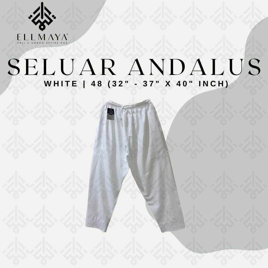 Seluar Andalus in White
