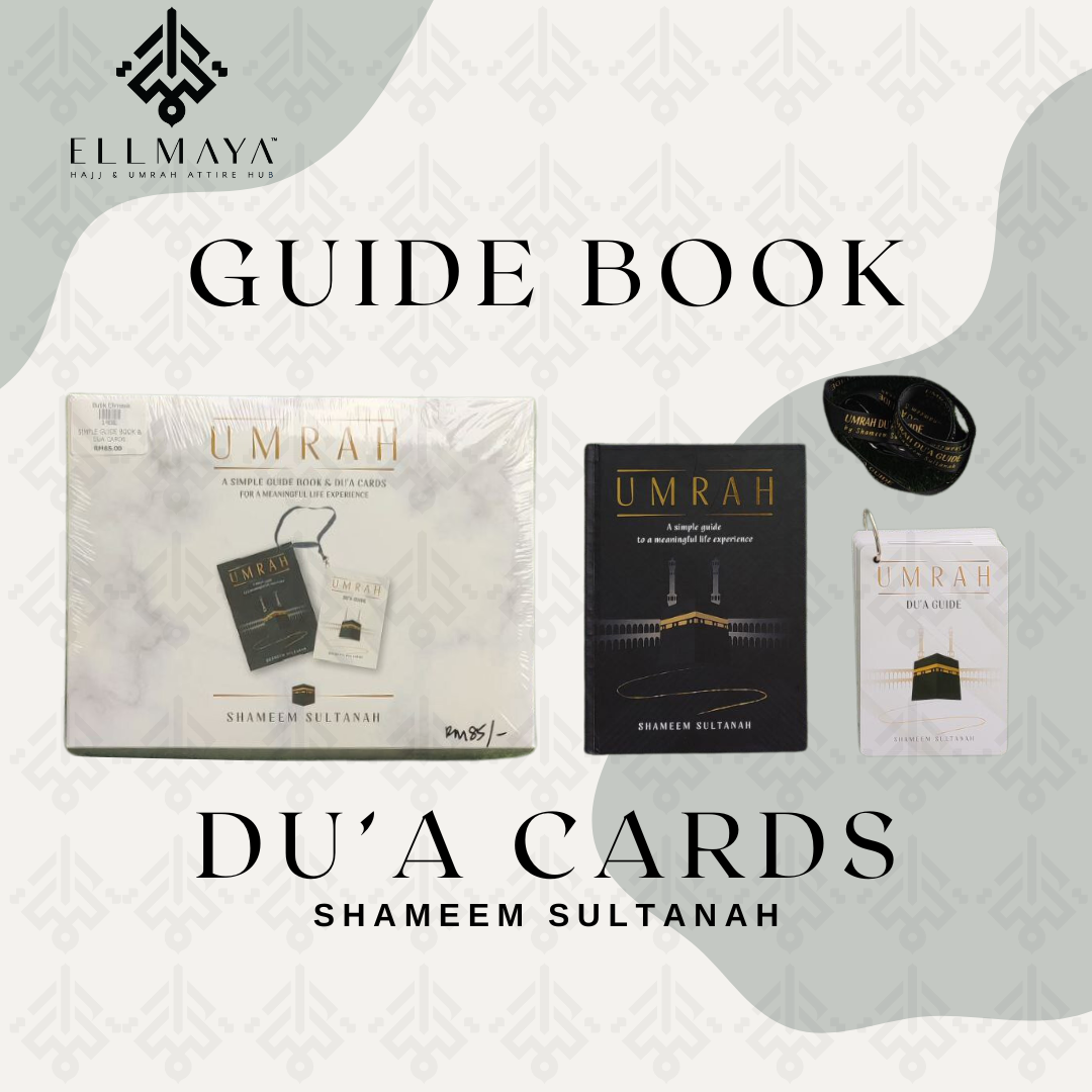Umrah Guide Book Dua Cards
