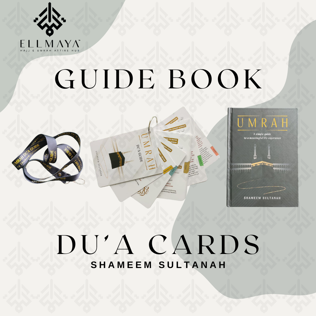 Umrah Guide Book Dua Cards.