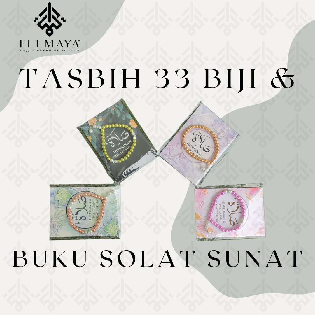 Tasbih 33 Biji & Buku Solat Sunat