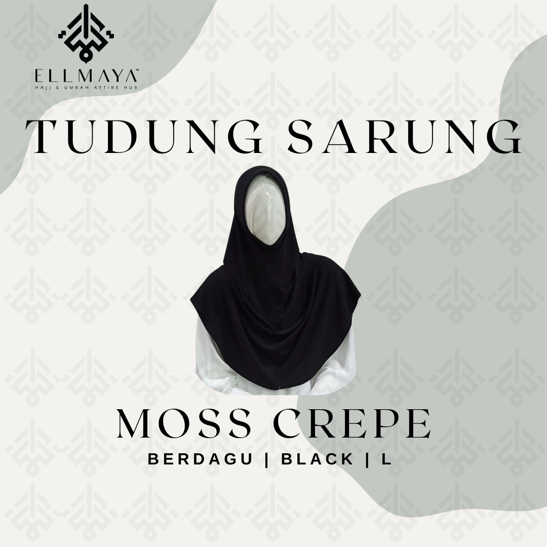Tudung Sarung Moss Crepe