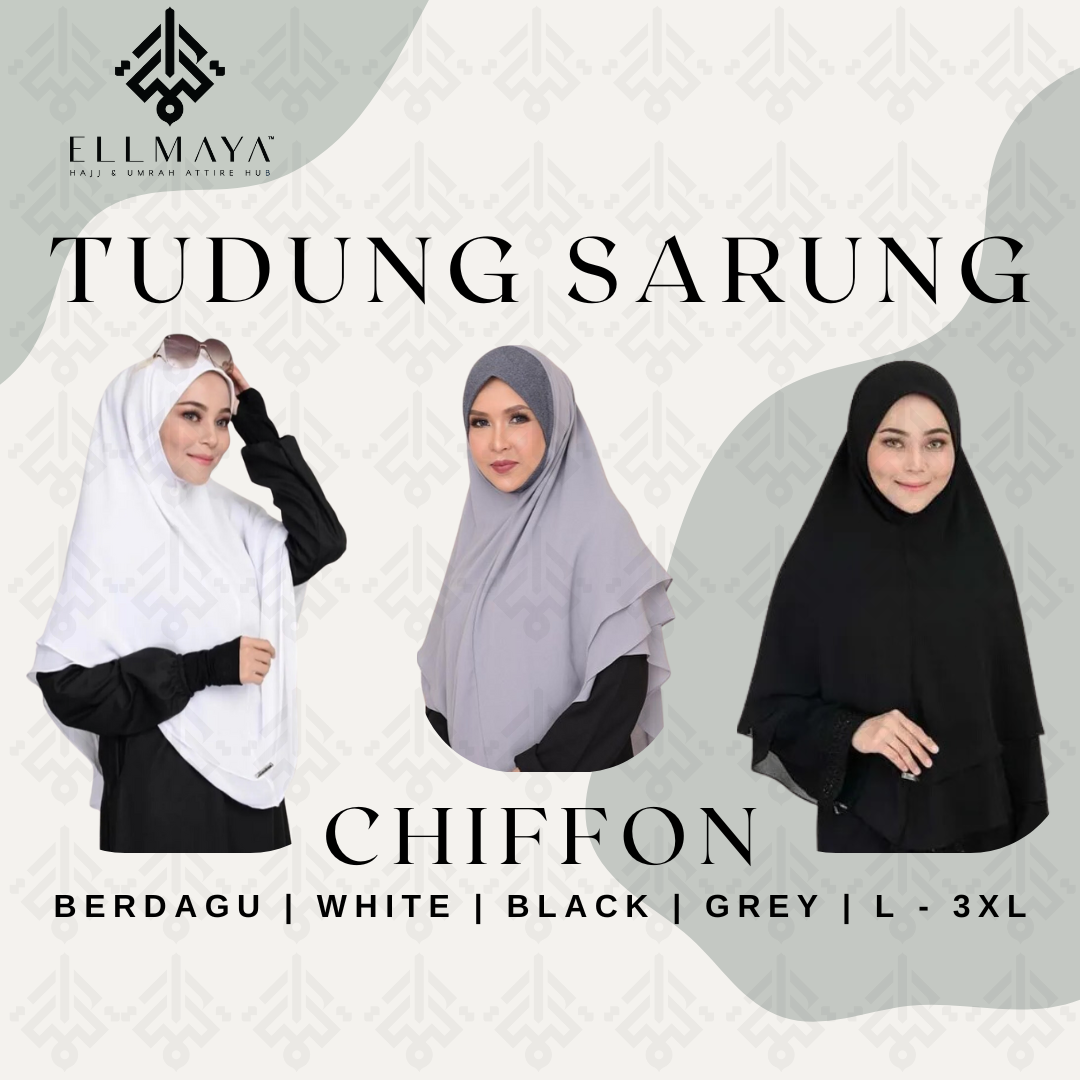 Tudung Sarung Chiffon 