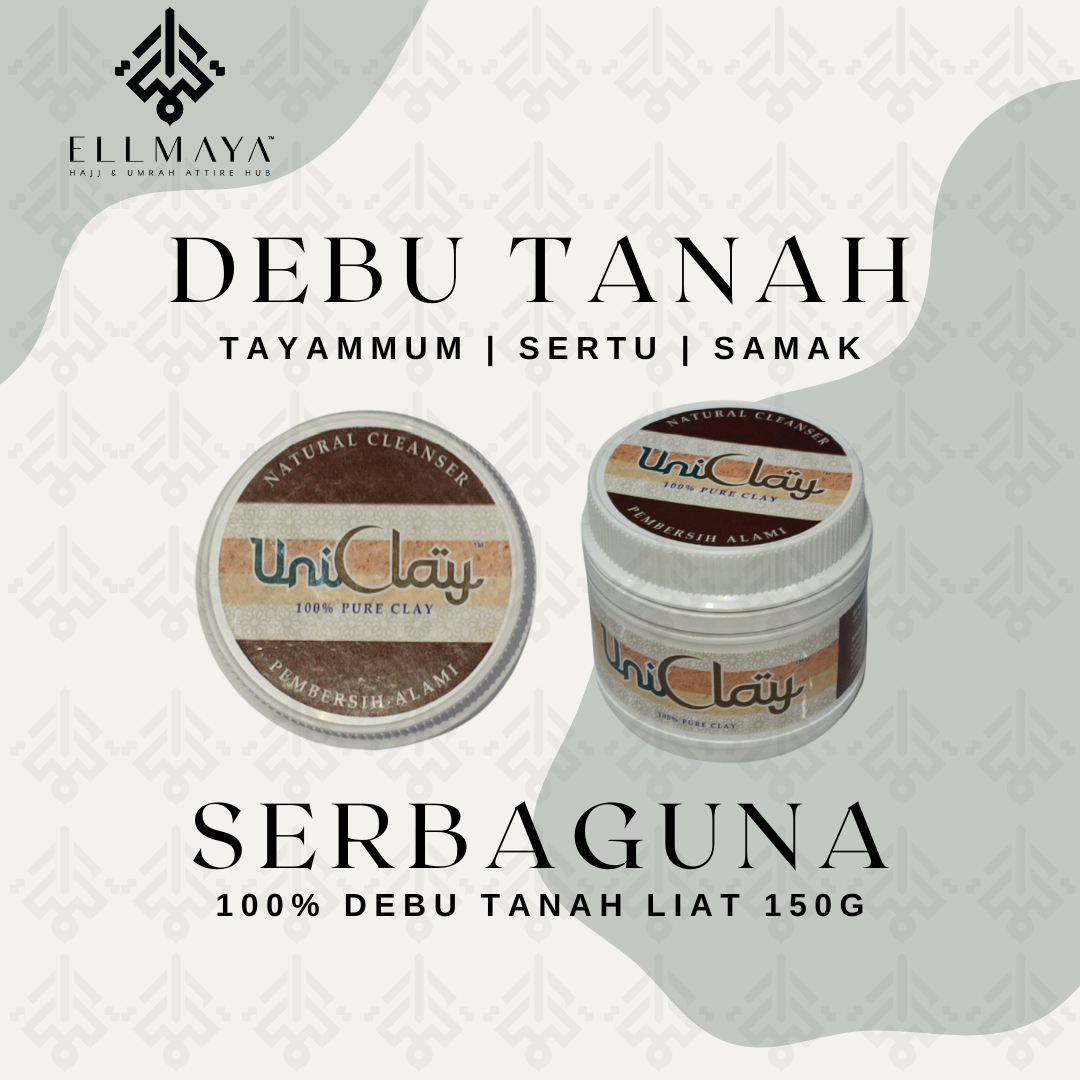 UniClay Debu Tayamum Tanah Serbaguna 150g