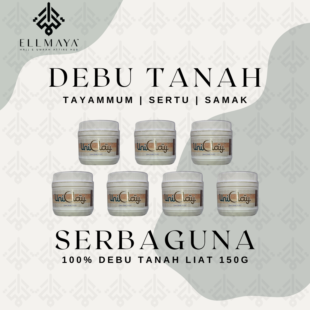 UniClay Debu Tayamum Tanah Serbaguna 150g
