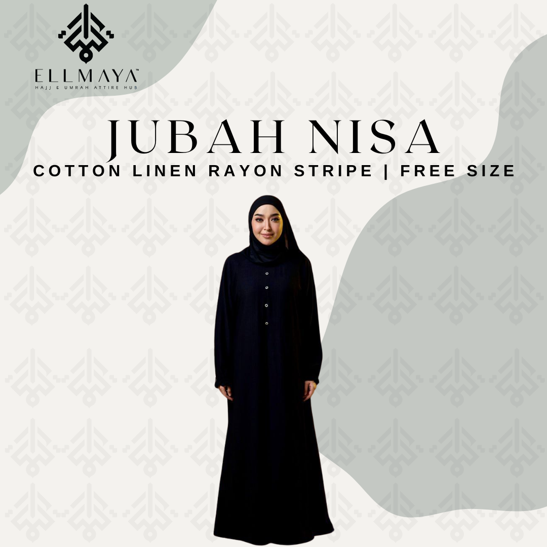 Jubah Nisa in Black