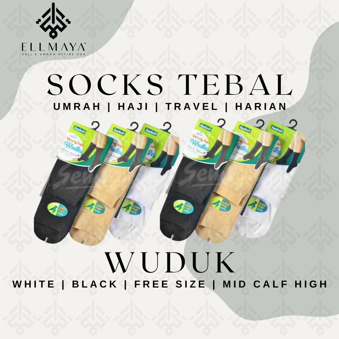 Socks Tebal Wuduk