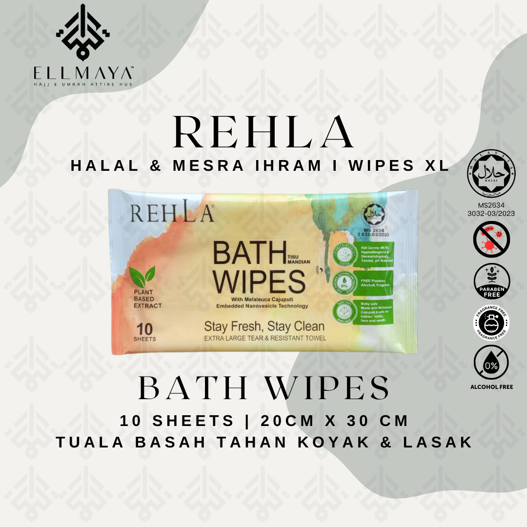 Rehla Bath Wipes .1