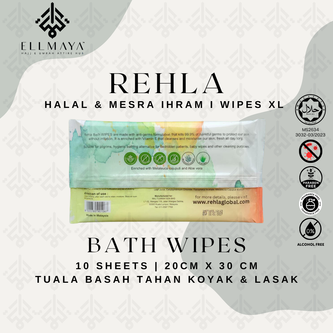 Rehla Bath Wipes .2
