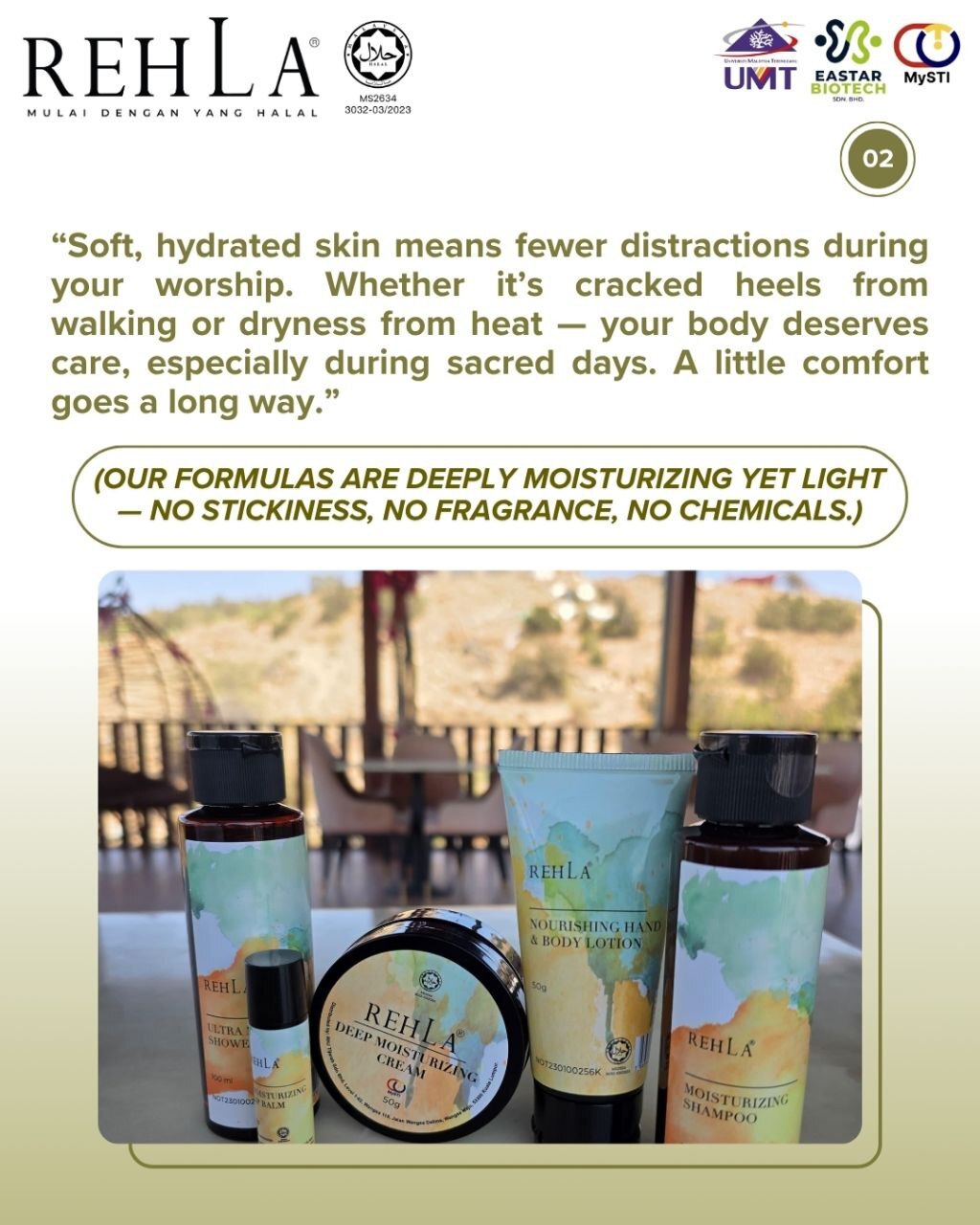 Rehla Bodycare Set Review Halal Mesra Ihram