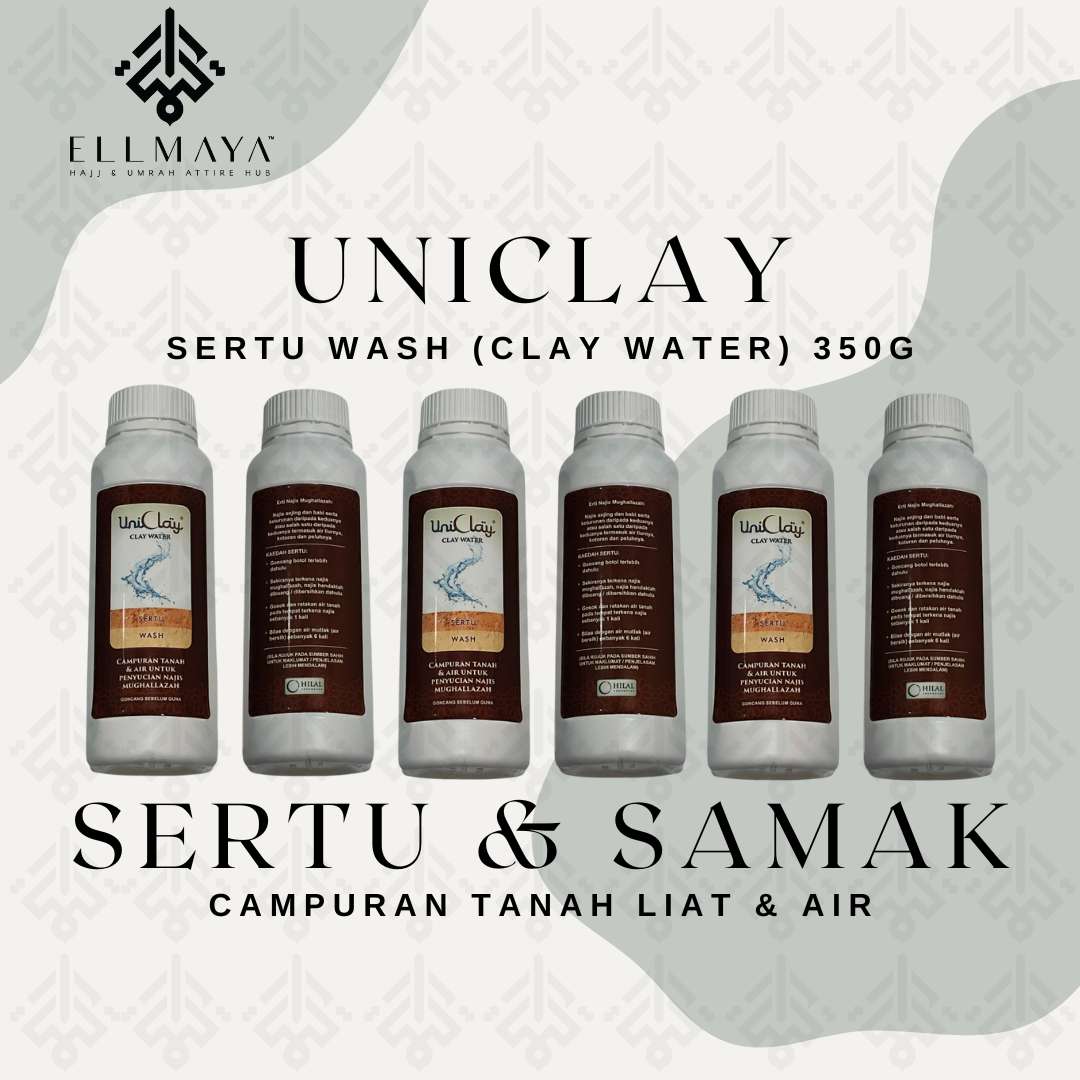 UniClay Sertu Wash 350g Sertu & Samak