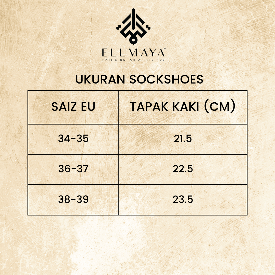 Ukuran Ellmaya Sockshoes Indoor Shoes