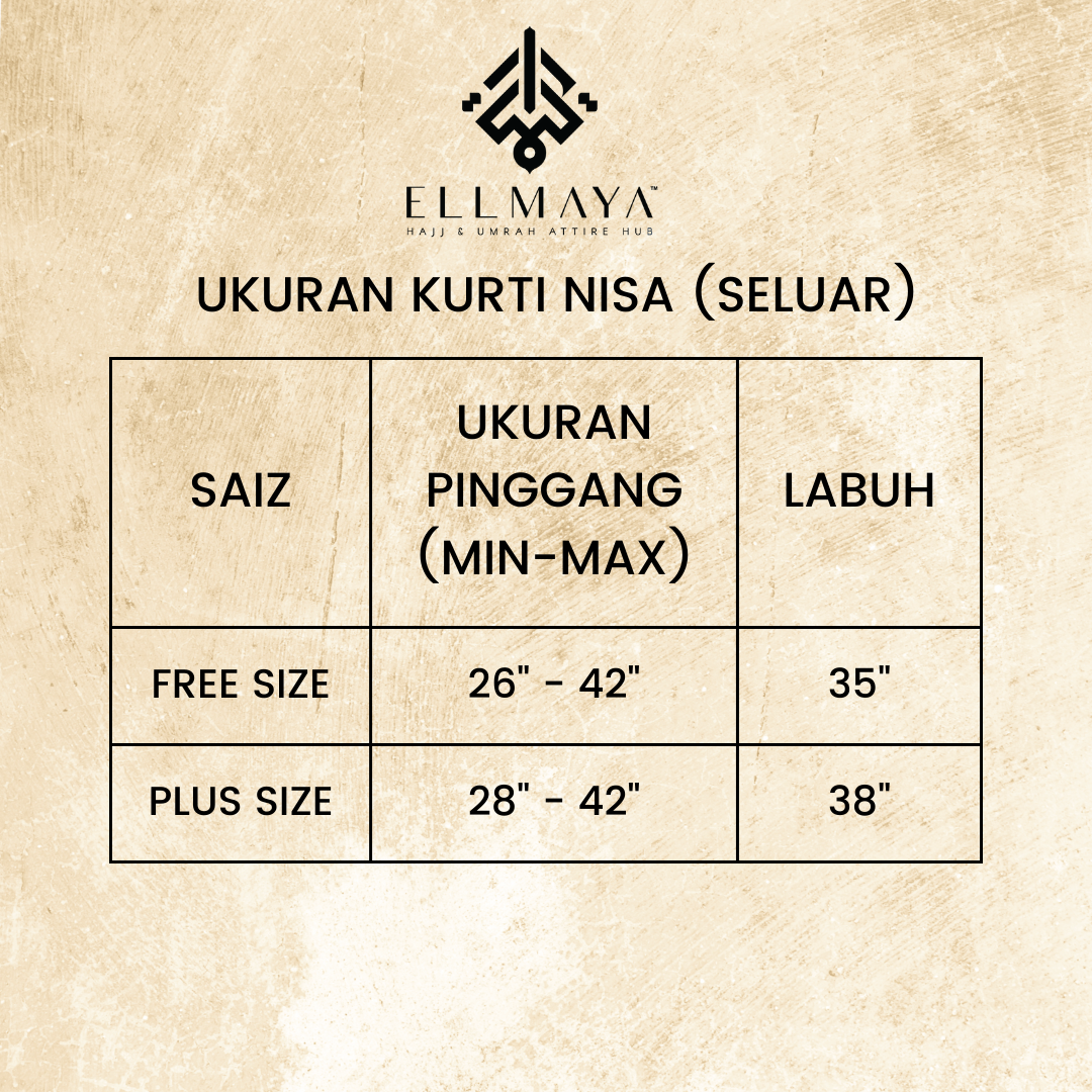 KURTI NISA (SELUAR)