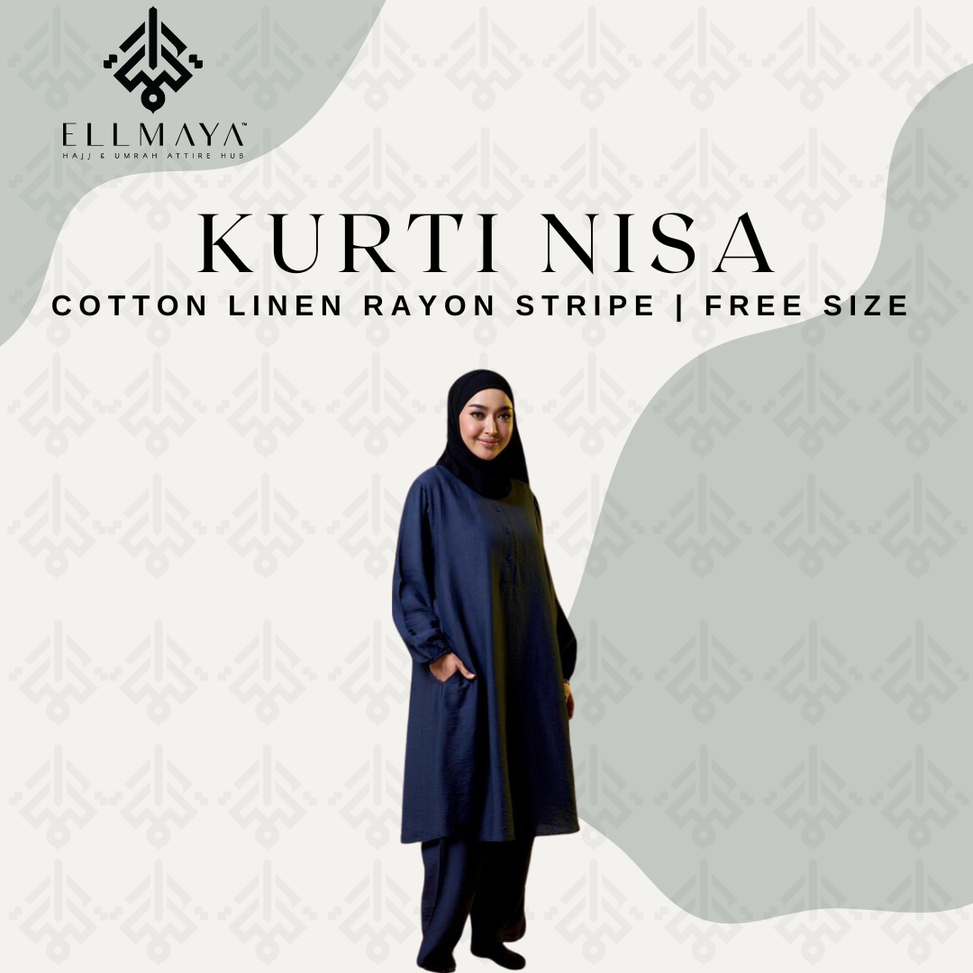Kurti Nisa in Dark Blue