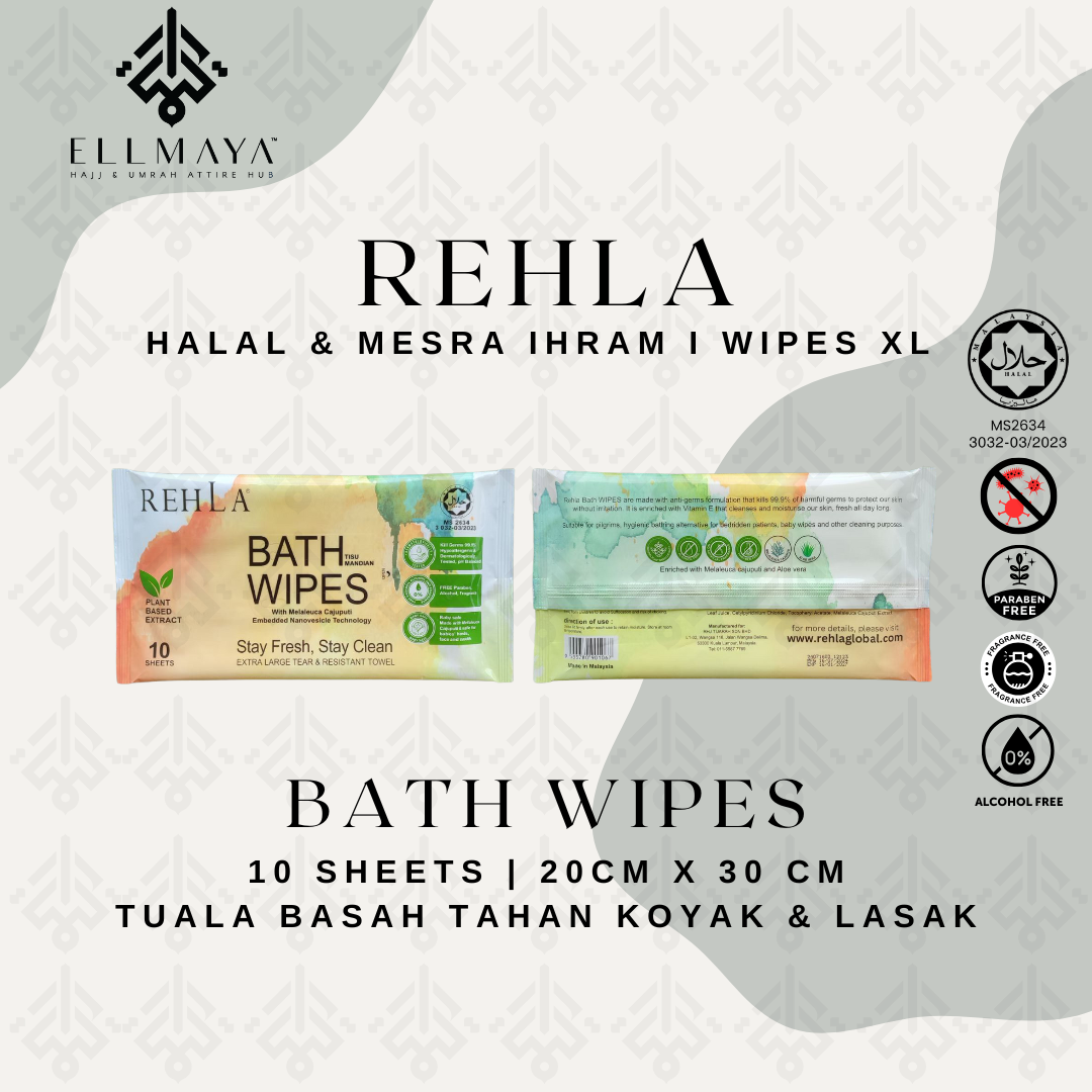 Rehla Bath Wipes