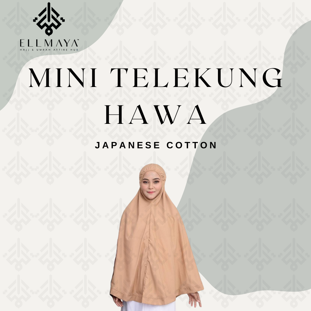 Mini Telekung Hawa in Nude