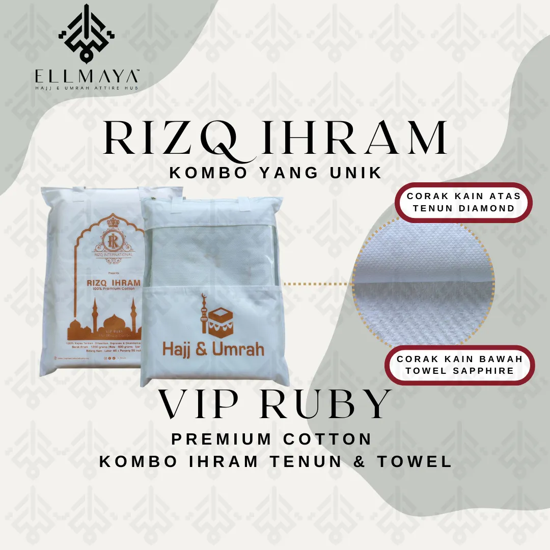 Rizq Ihram Ruby (Diamond + Sapphire)