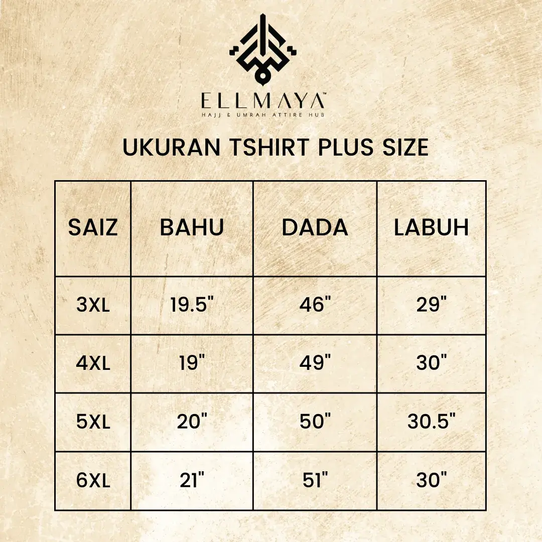 ELLMAYA: T-shirt Cotton Short Sleeves Zip White 3XL 4XL 5XL 6XL Plus Size T-shirt Umrah Haji Harian