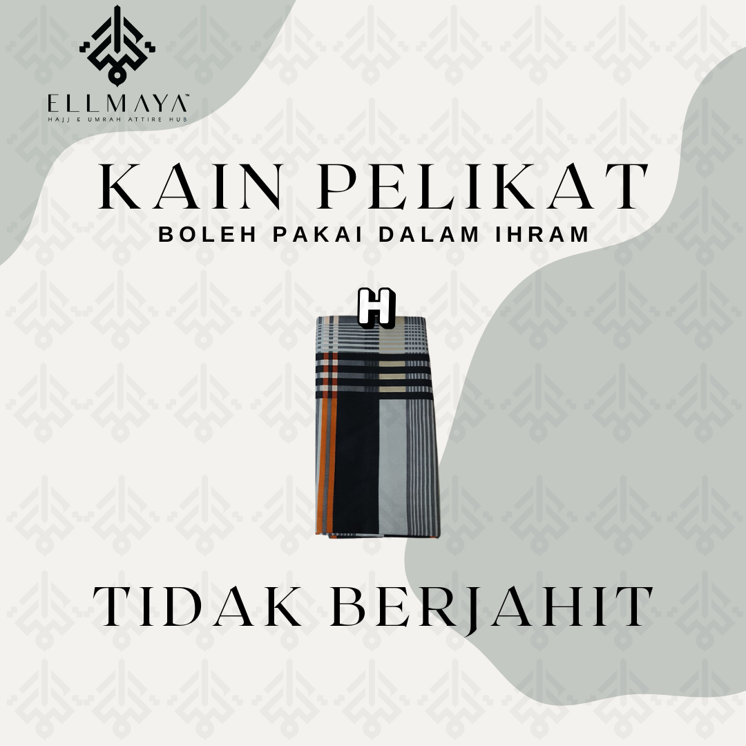 Kain Pelikat Tidak Berjahit Design H